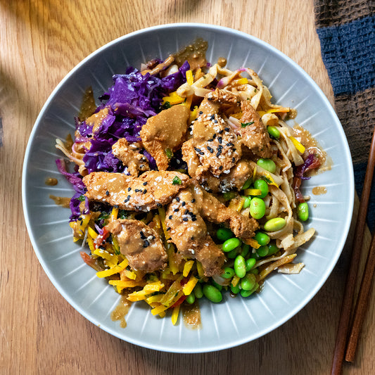 Asiatischer Reisnudelsalat Poulet