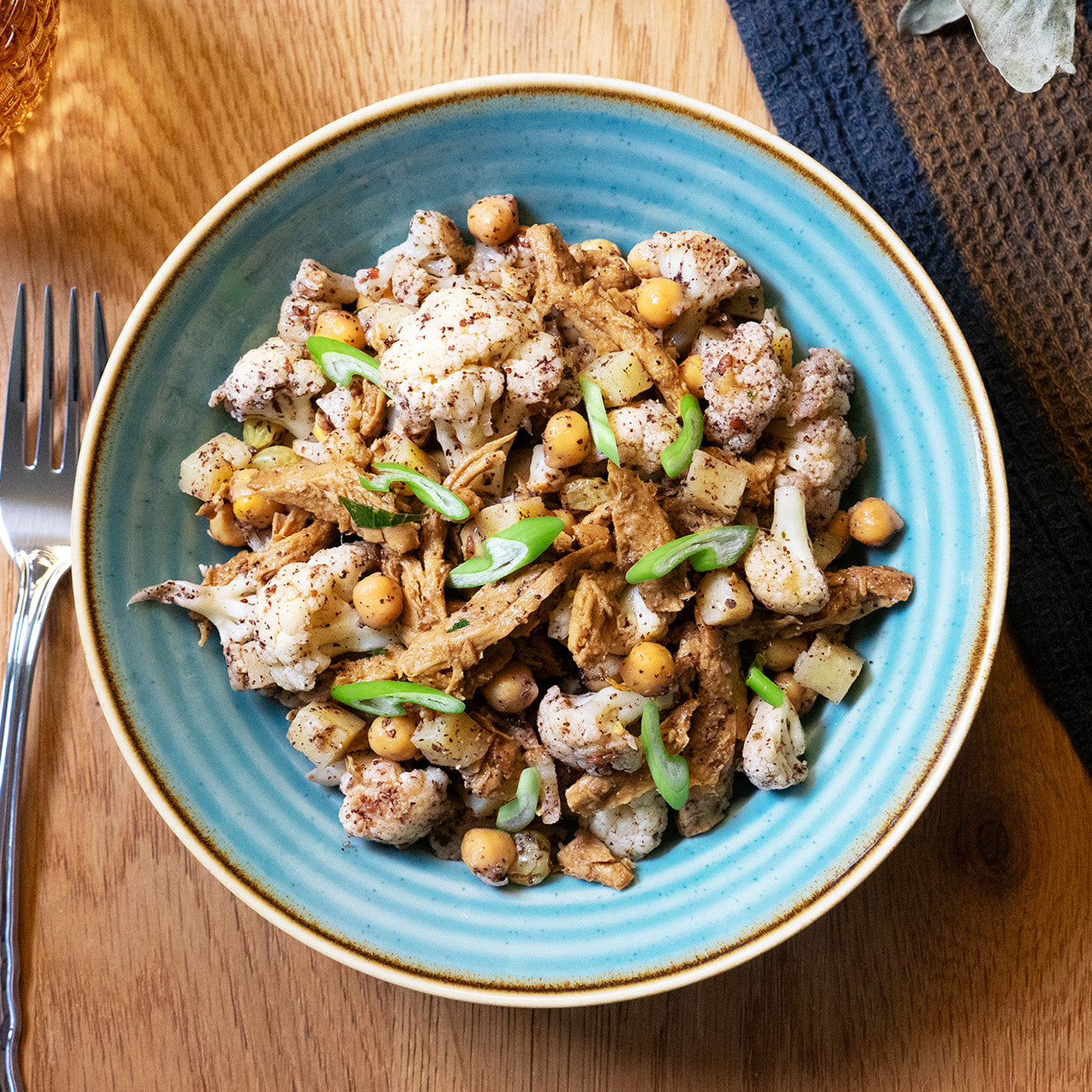 Blumenkohlsalat mit Kartoffeln
