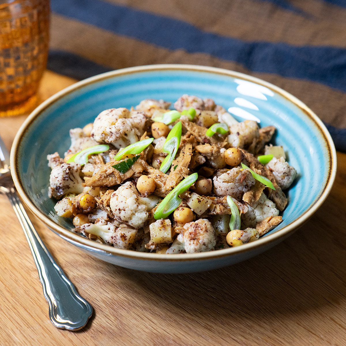 Blumenkohlsalat mit Kartoffeln