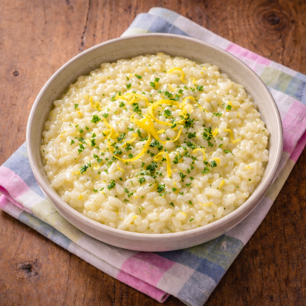 Zitronenrisotto