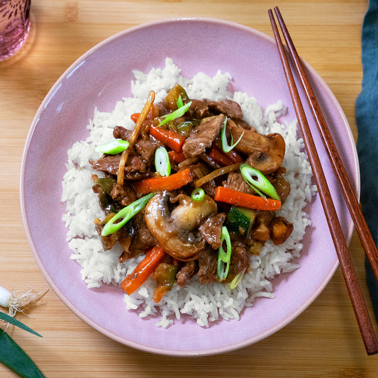 Chop Suey mit Rindfleisch