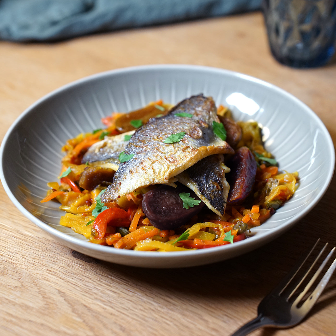 Escabeche von der Goldbrasse