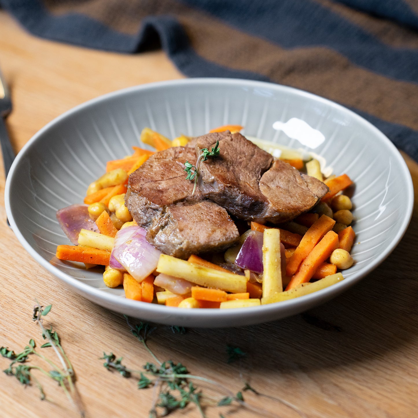 Geschmorte Lamm-Schulter, Low carb