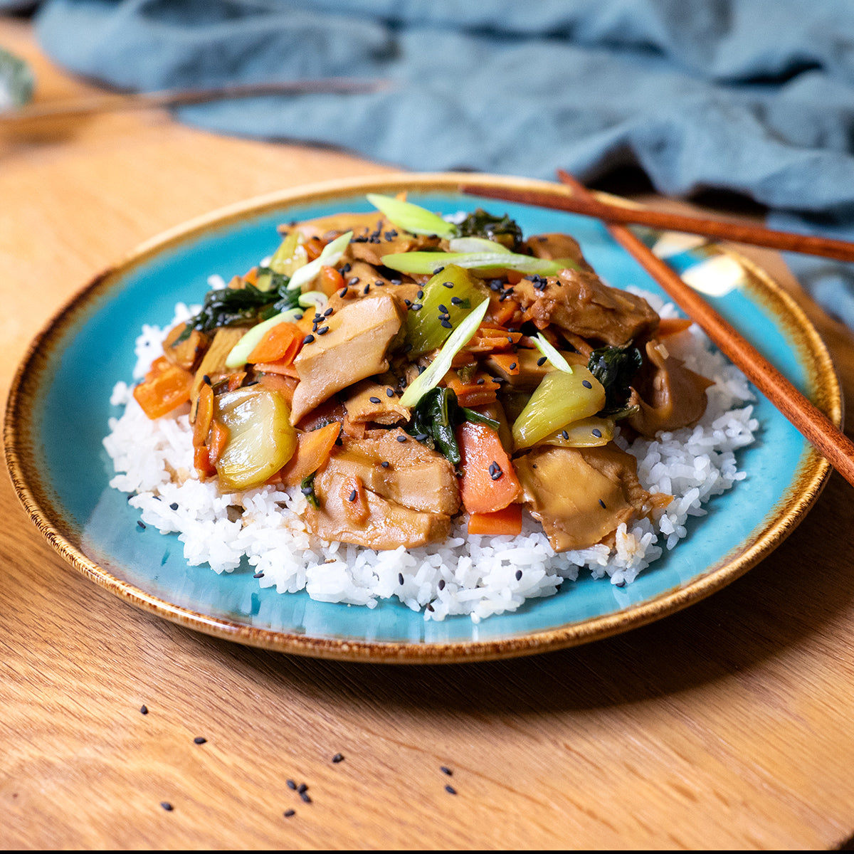 Ginger Stir Fry planted.chicken