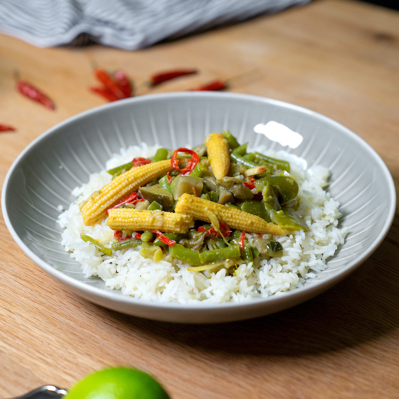 Grünes Thai Gemüse Curry 🌶🌶