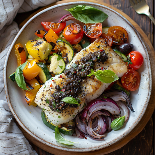 Kabeljau mit Tapenade