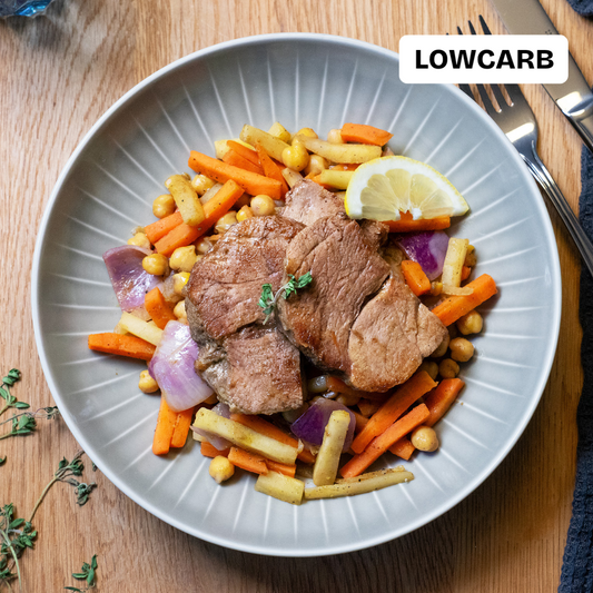 Geschmorte Lamm-Schulter, Low carb
