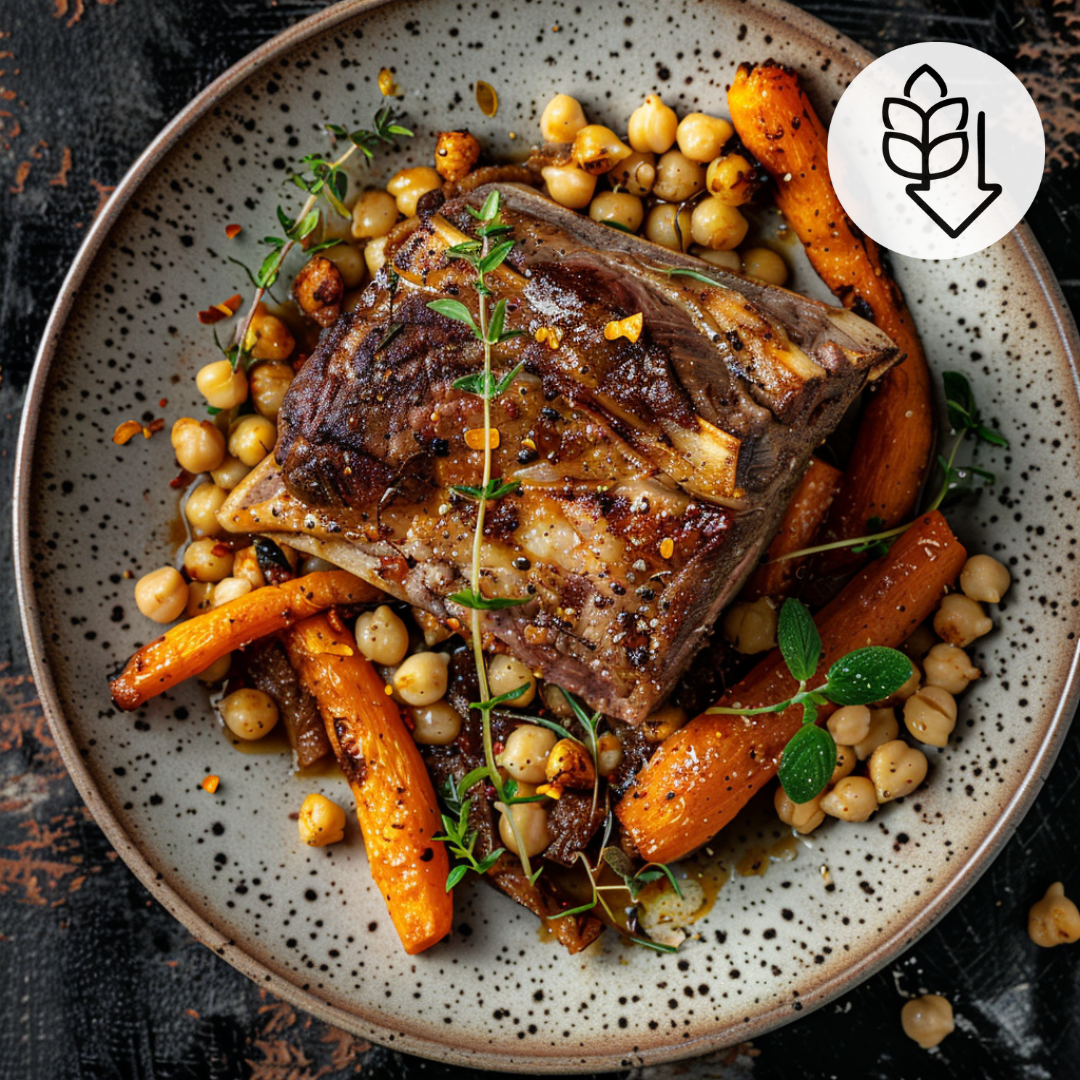 Geschmorte Lamm-Schulter, Low carb