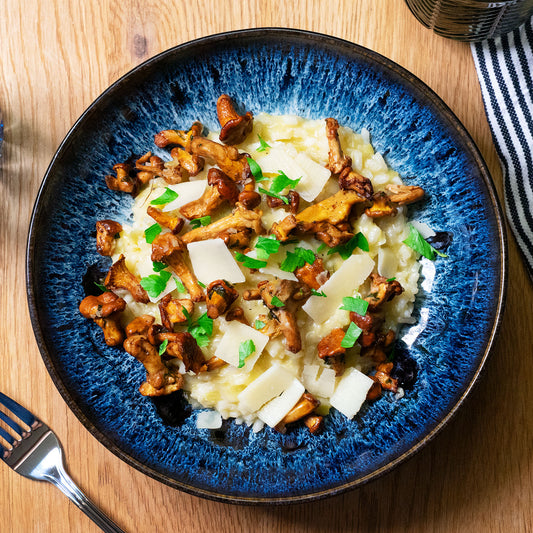 Lauchrisotto mit Eierschwämmli