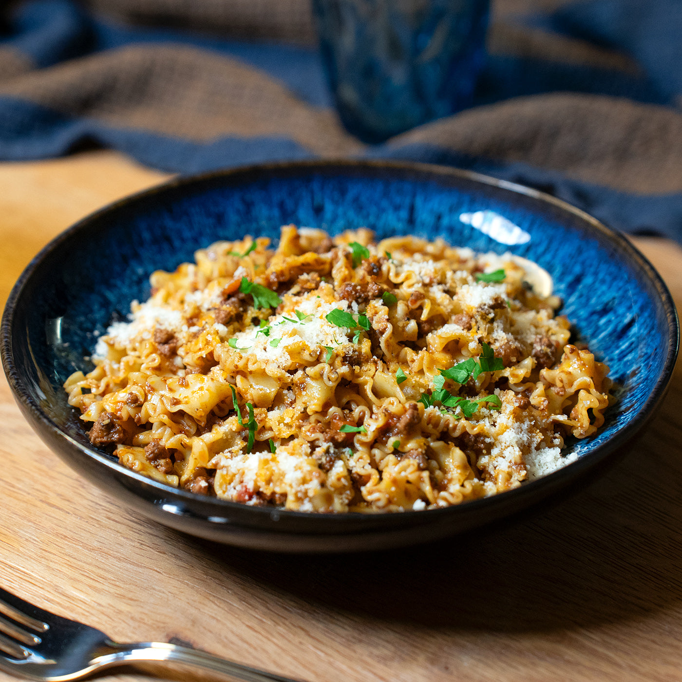 Mafaldine mit Wildschwein Sugo