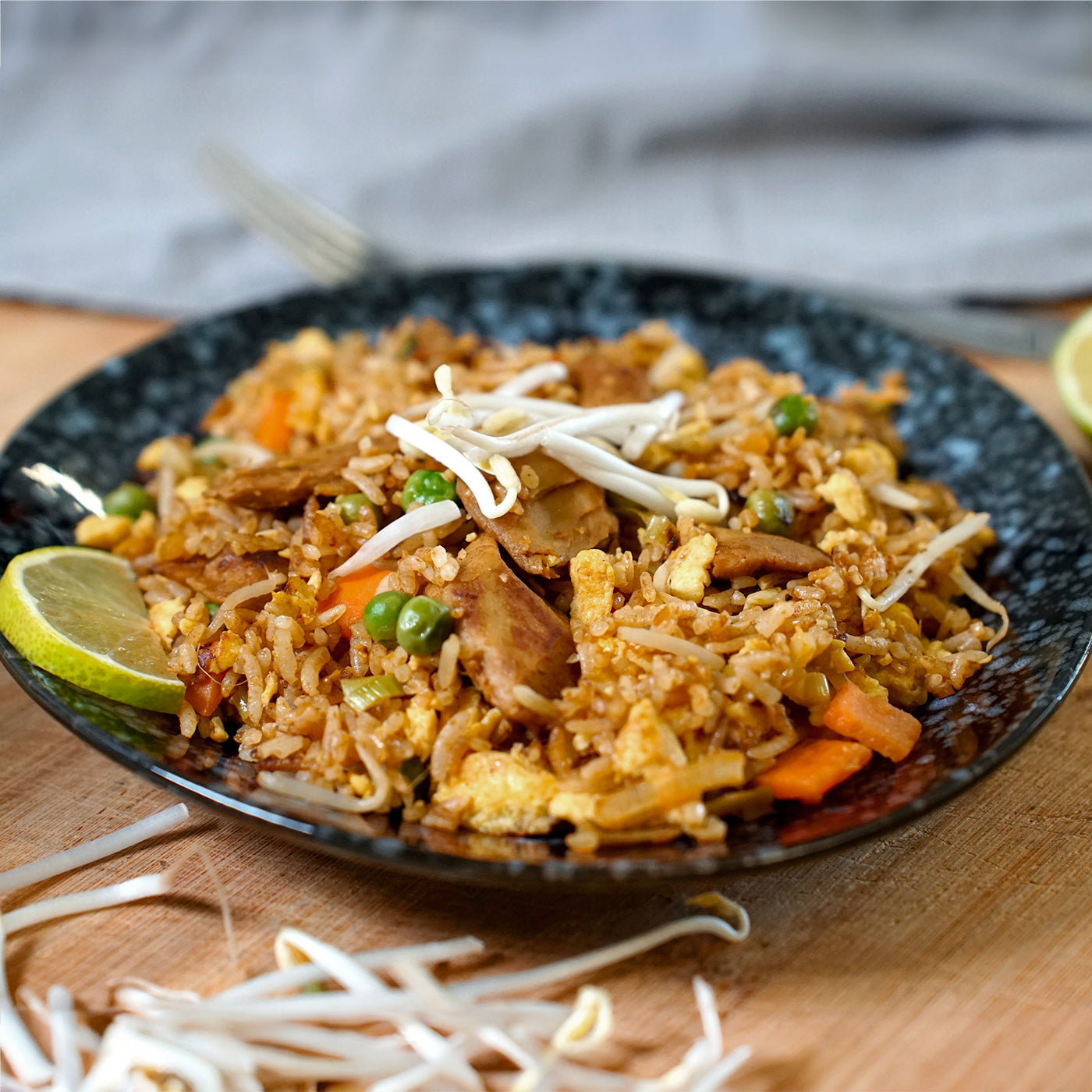 Nasi Goreng mit planted.chicken