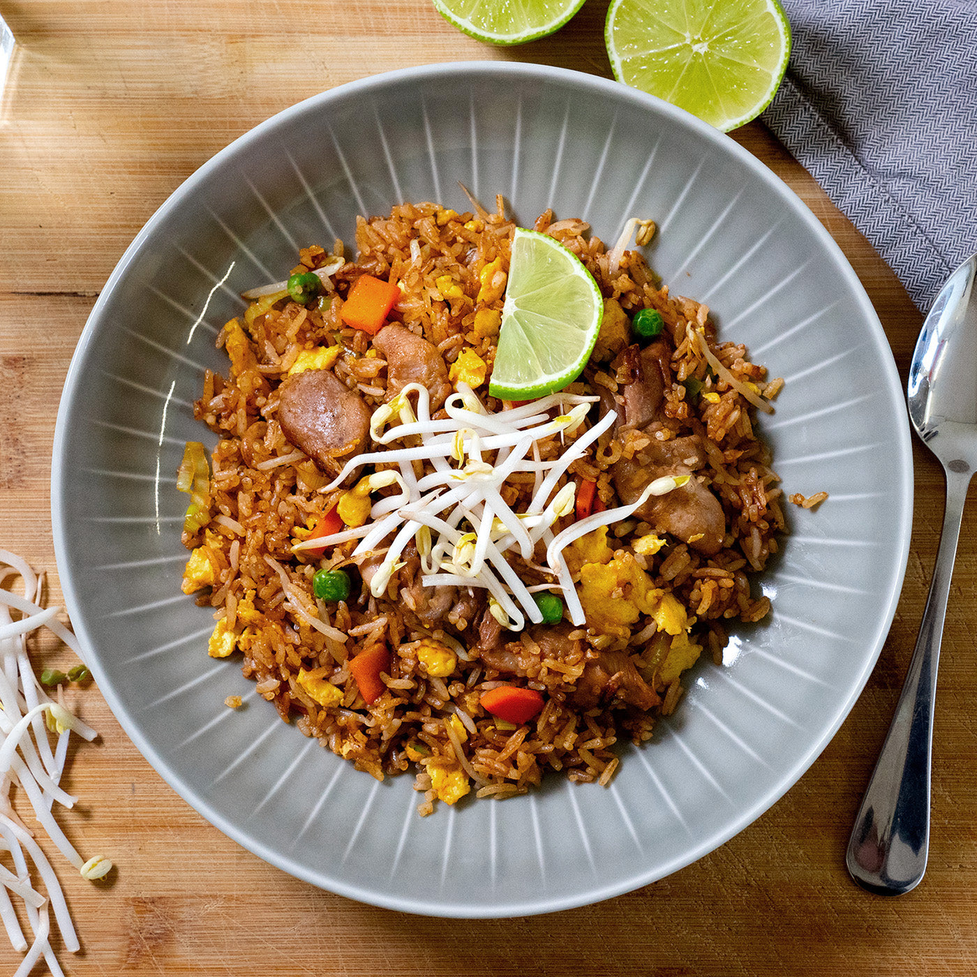 Nasi Goreng mit Poulet