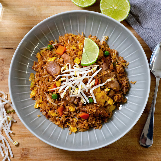 Nasi Goreng mit Poulet