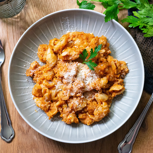 Orecchiette mit Linsen Bolognese