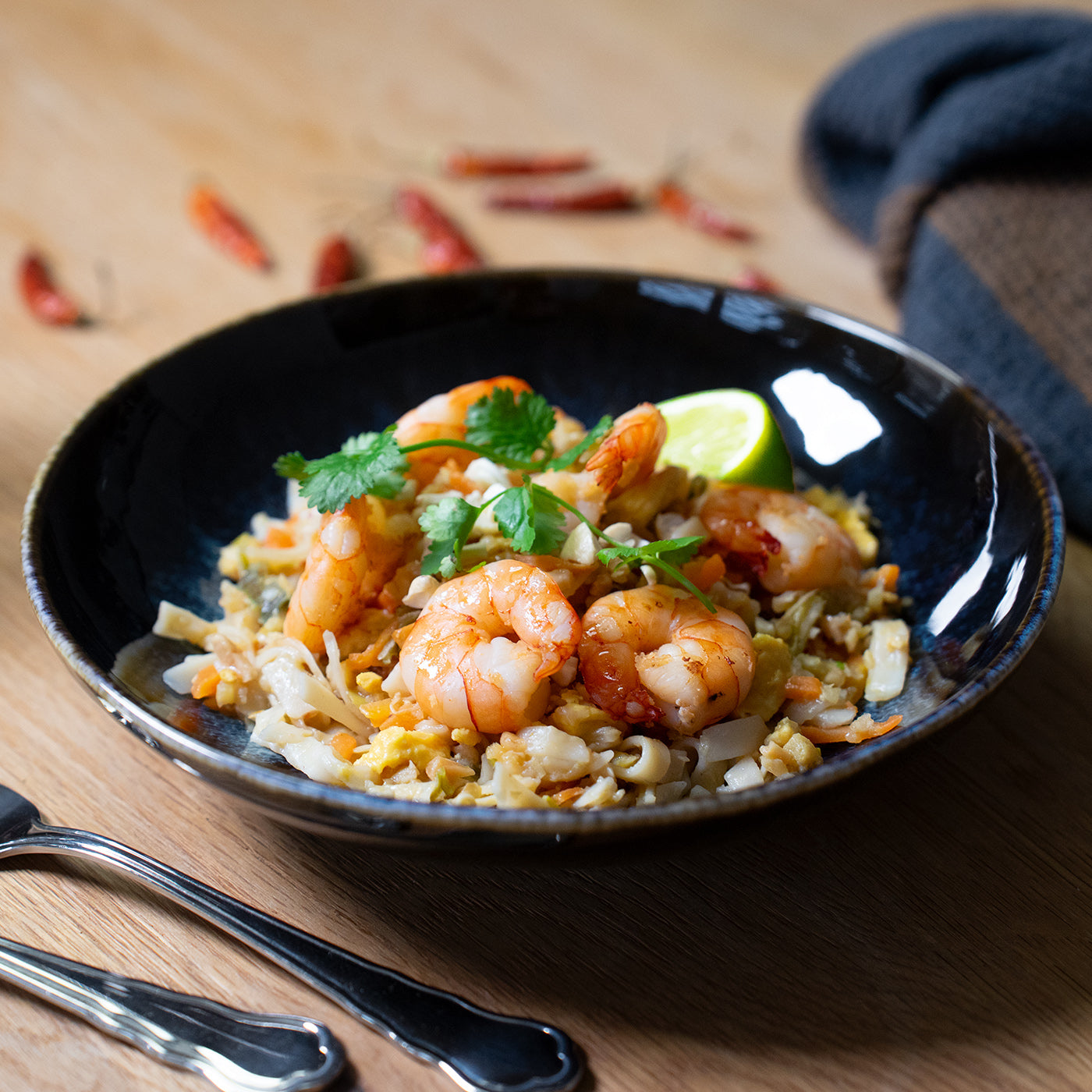 Pad Thai mit Selva Shrimps