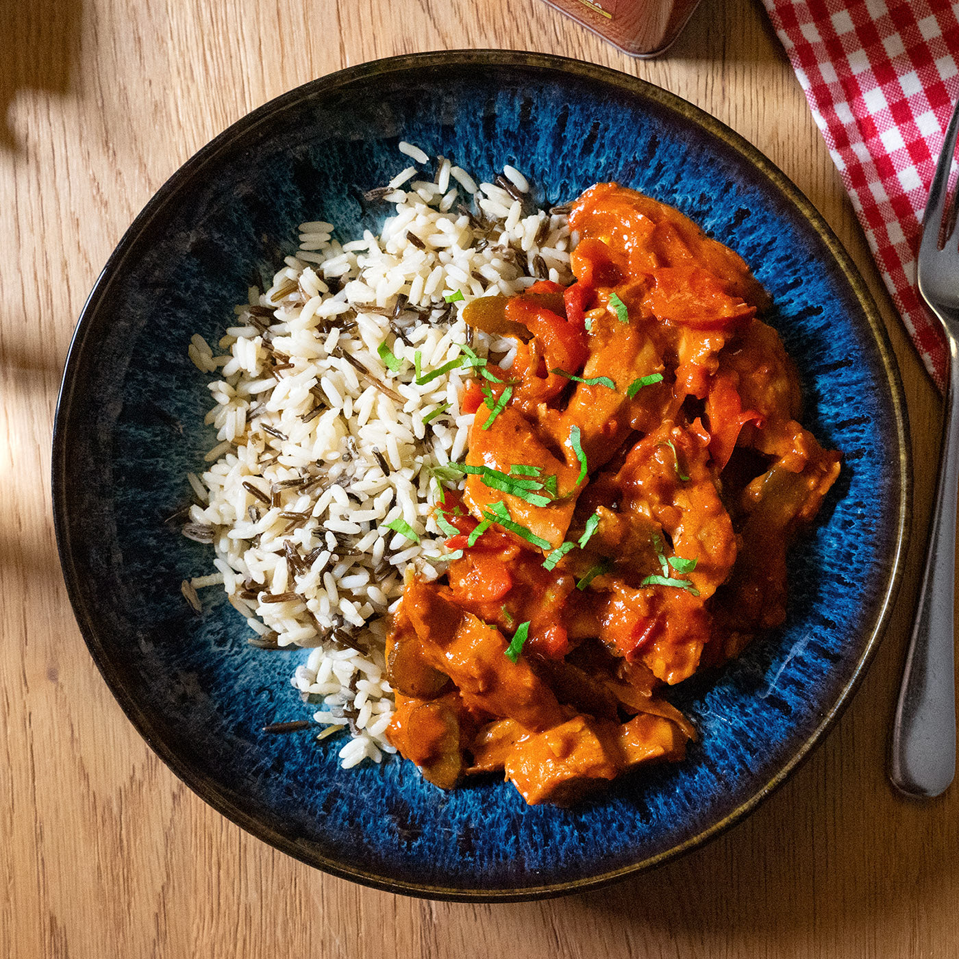 Paprika-Geschnetzeltes planted.chicken