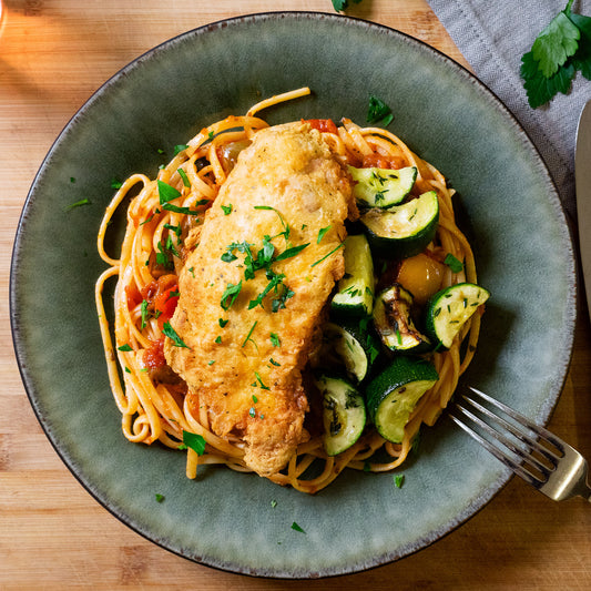 Linguine mit Poulet- Piccata