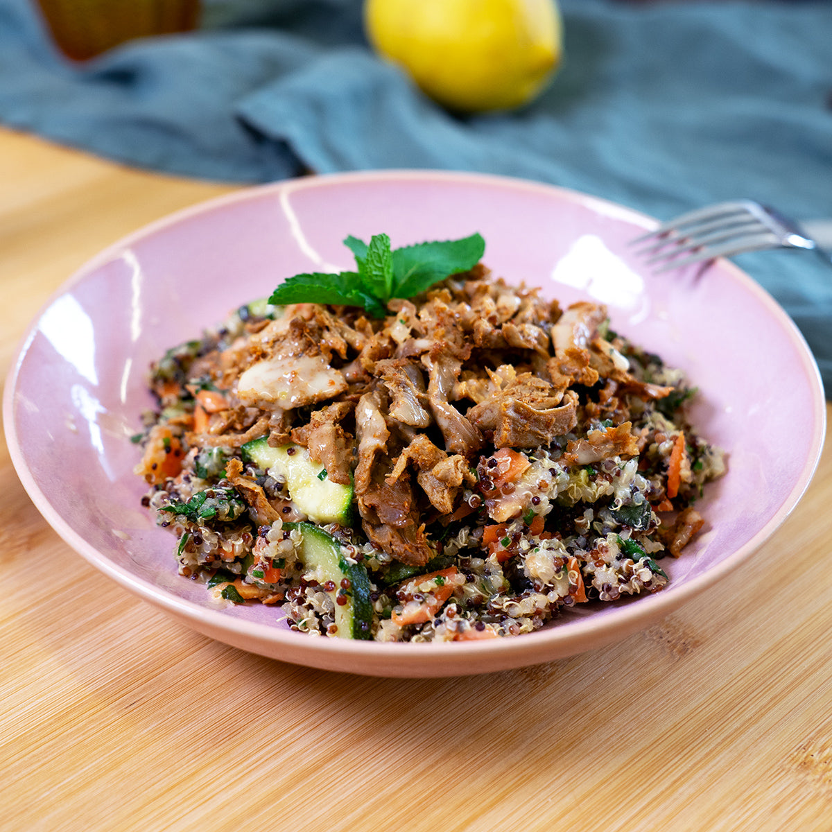 Quinoasalat mit Zitronenvinaigrette