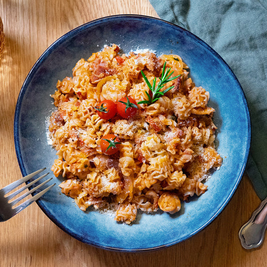 Radiatori all'amatriciana