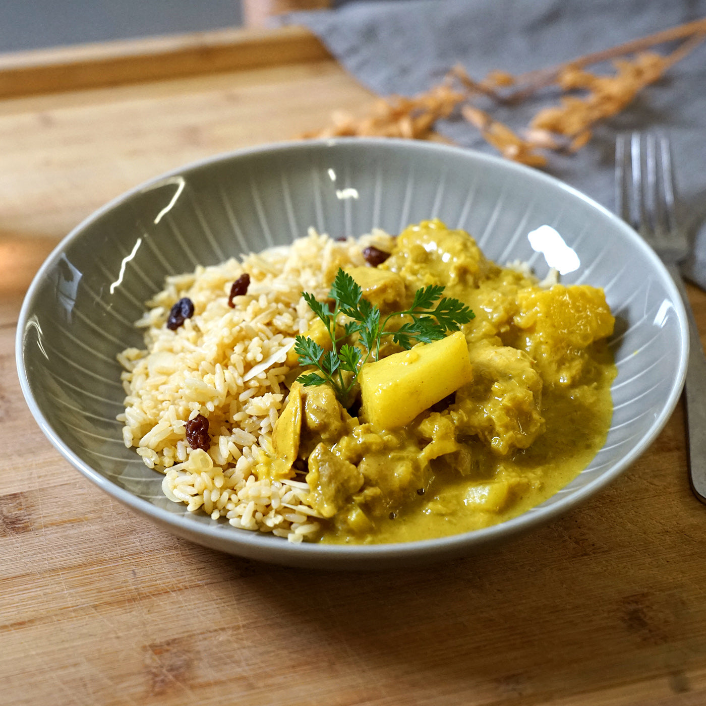 Riz Casimir, riz pilaf amandes