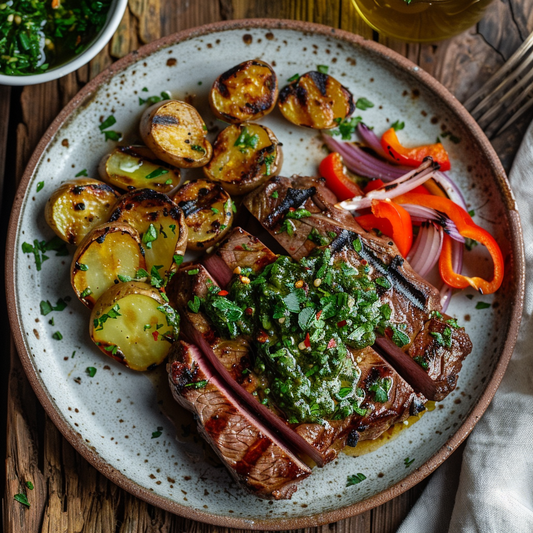 Schweinssteak mit Chimichurri 🌶