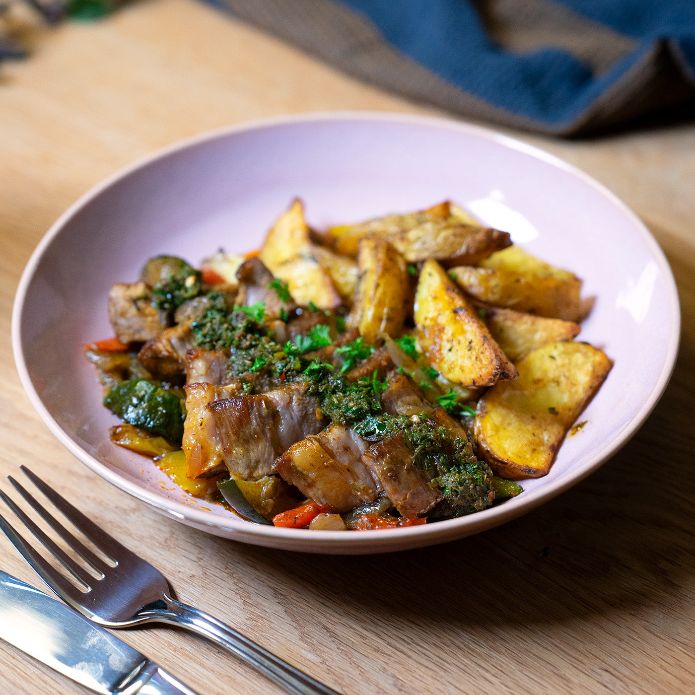 Schweinssteak mit Chimichurri 🌶