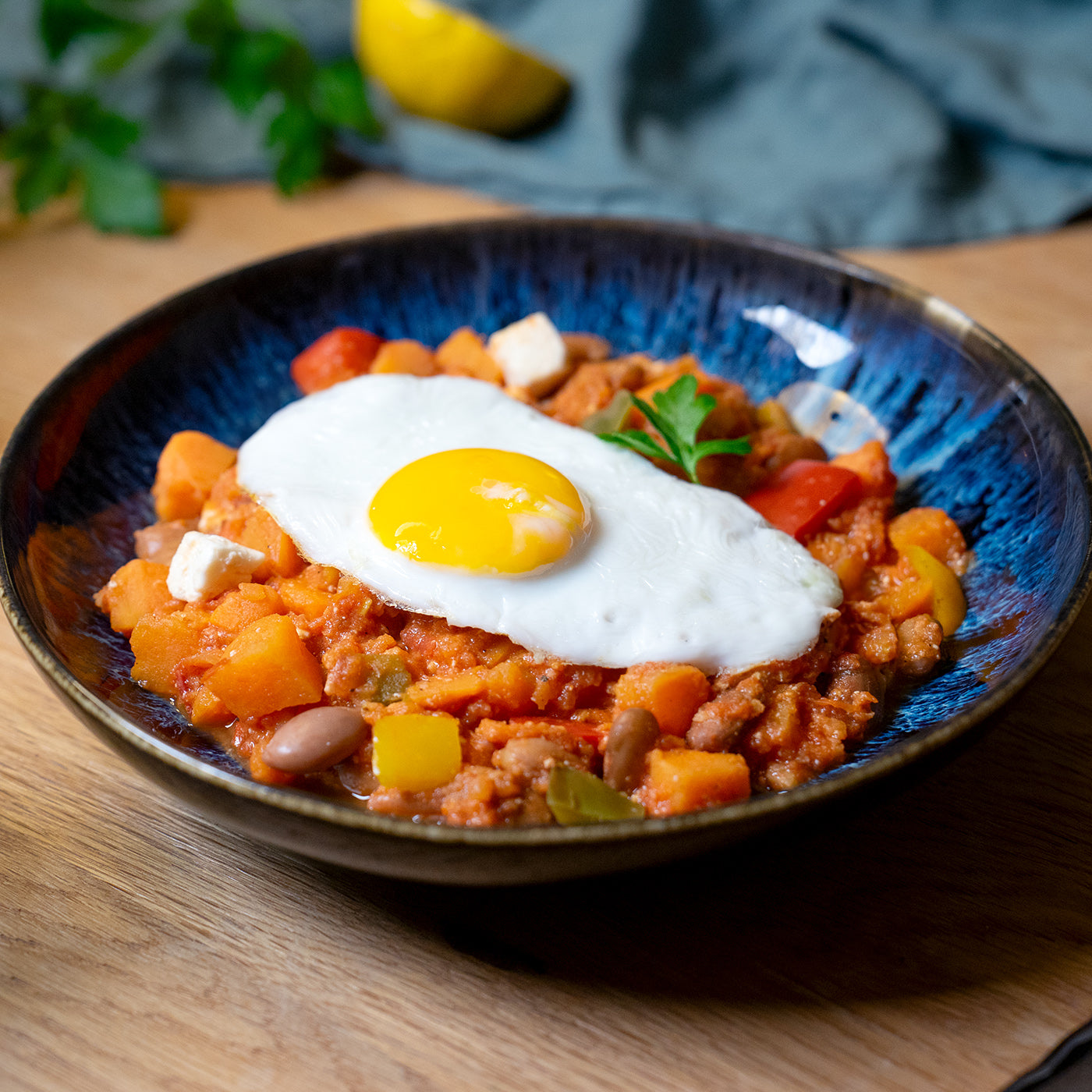 Süsskartoffel-Shakshuka