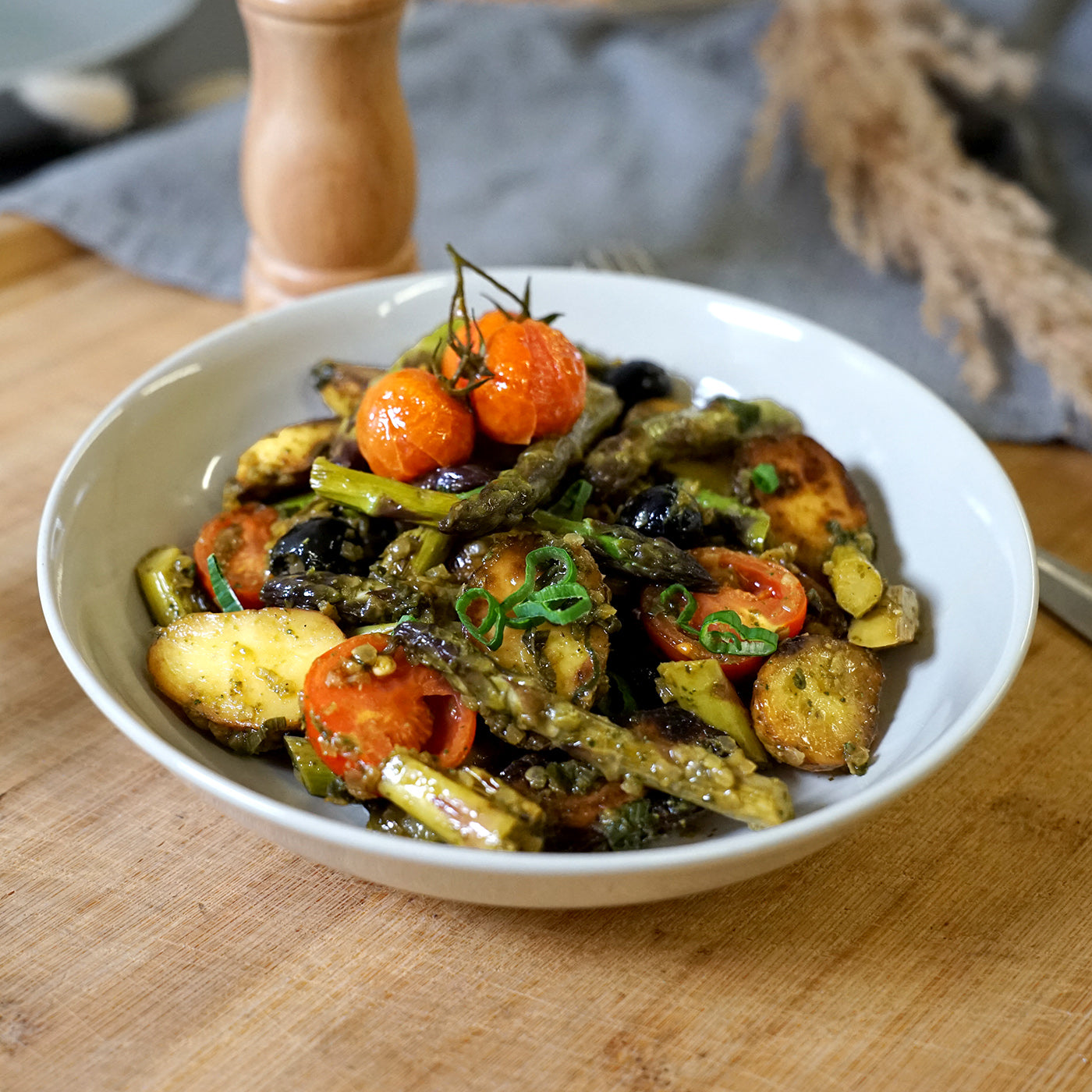 Spargel Kartoffel Pfanne