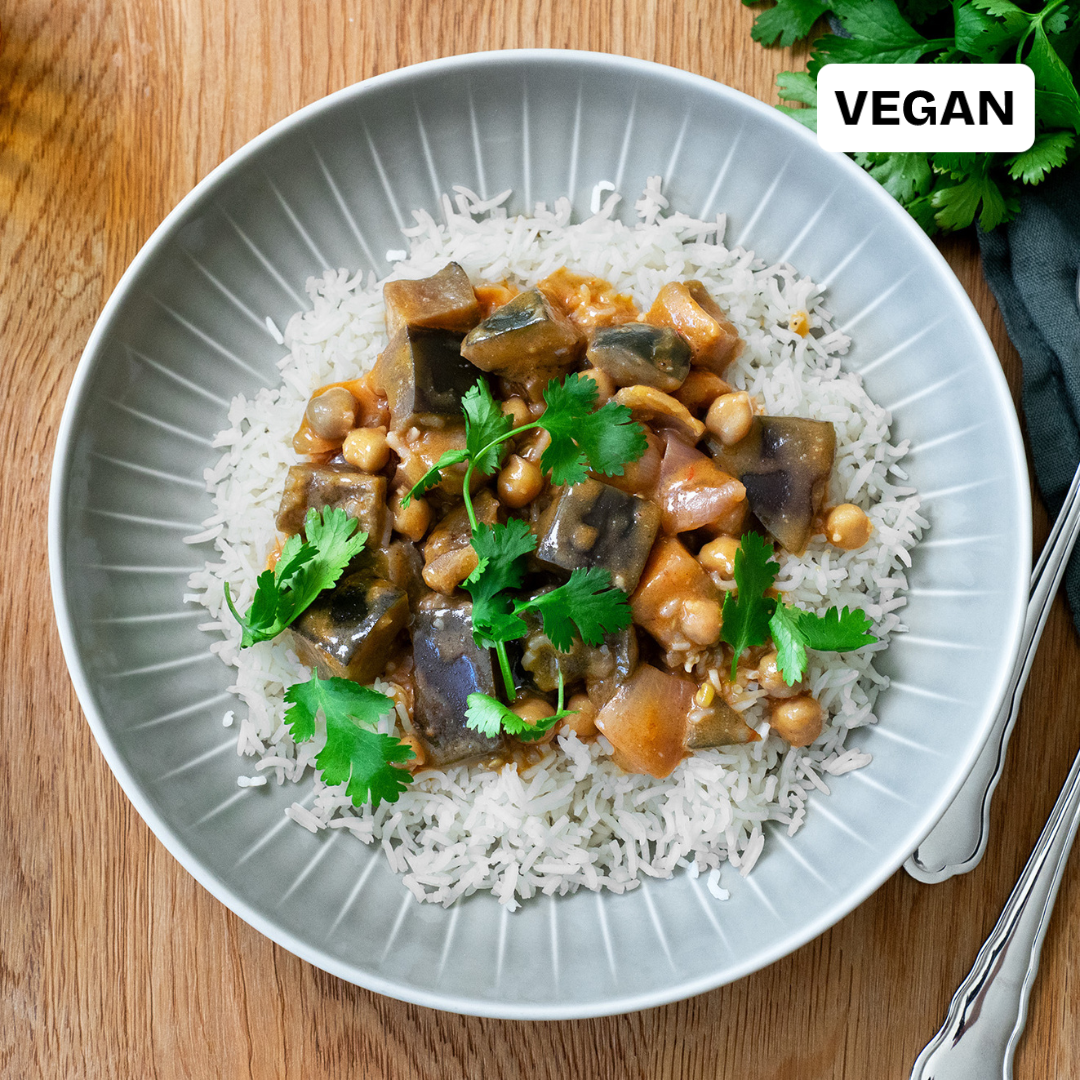 Auberginen Curry 🌶