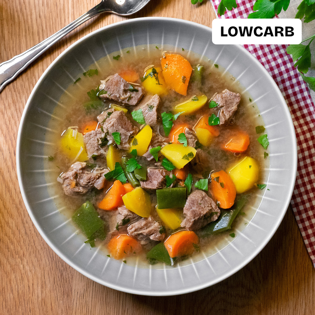 Siedfleisch vom Rind mit Kartoffeln