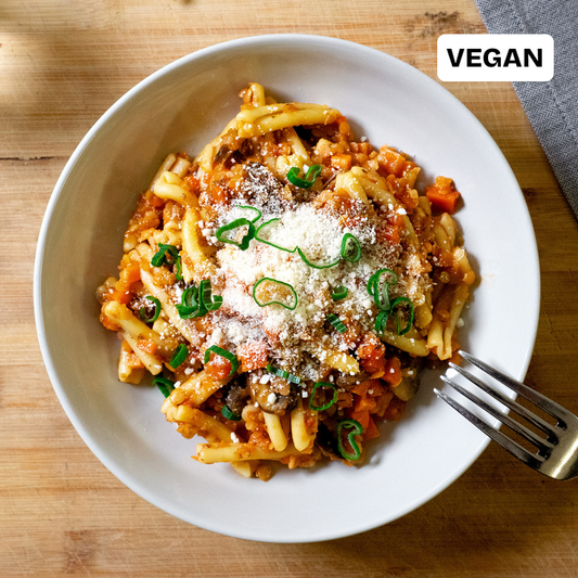 Vegane Linsen-Bolognese