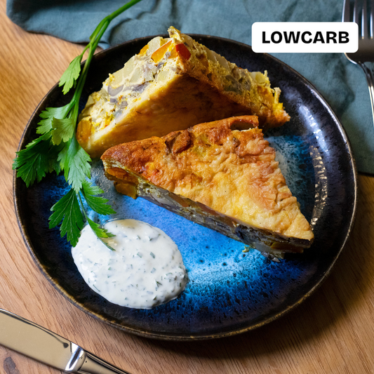 Pumpkin frittata with potatoes