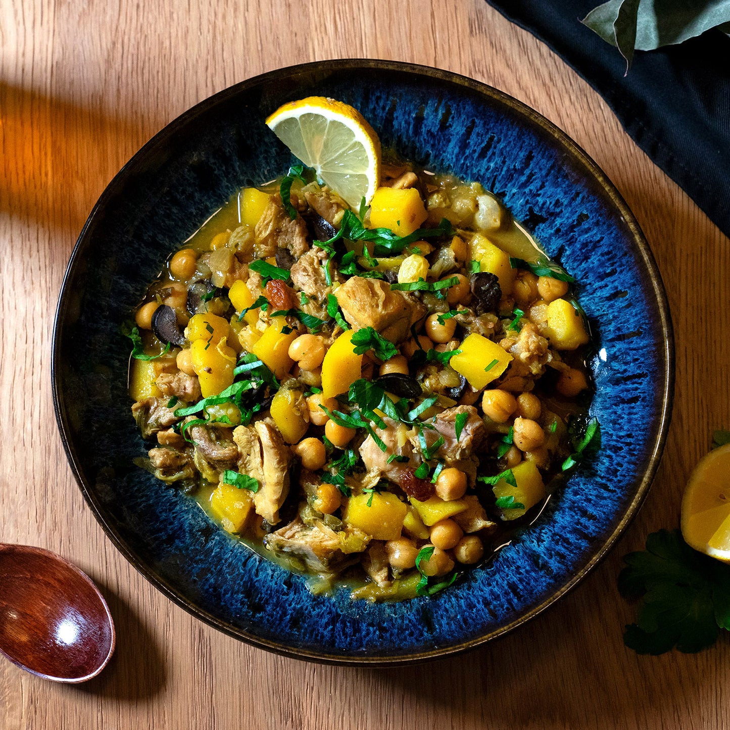 Pouletschenkel Tajine