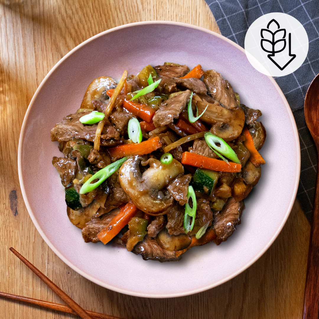 Chop Suey mit Rindfleisch Low carb