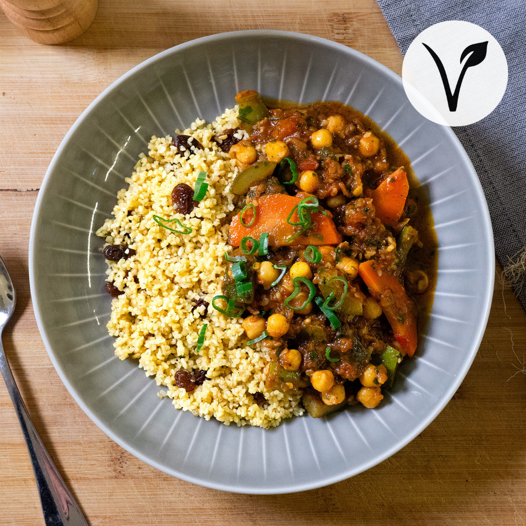 Tajine de légumes aux pois chiches