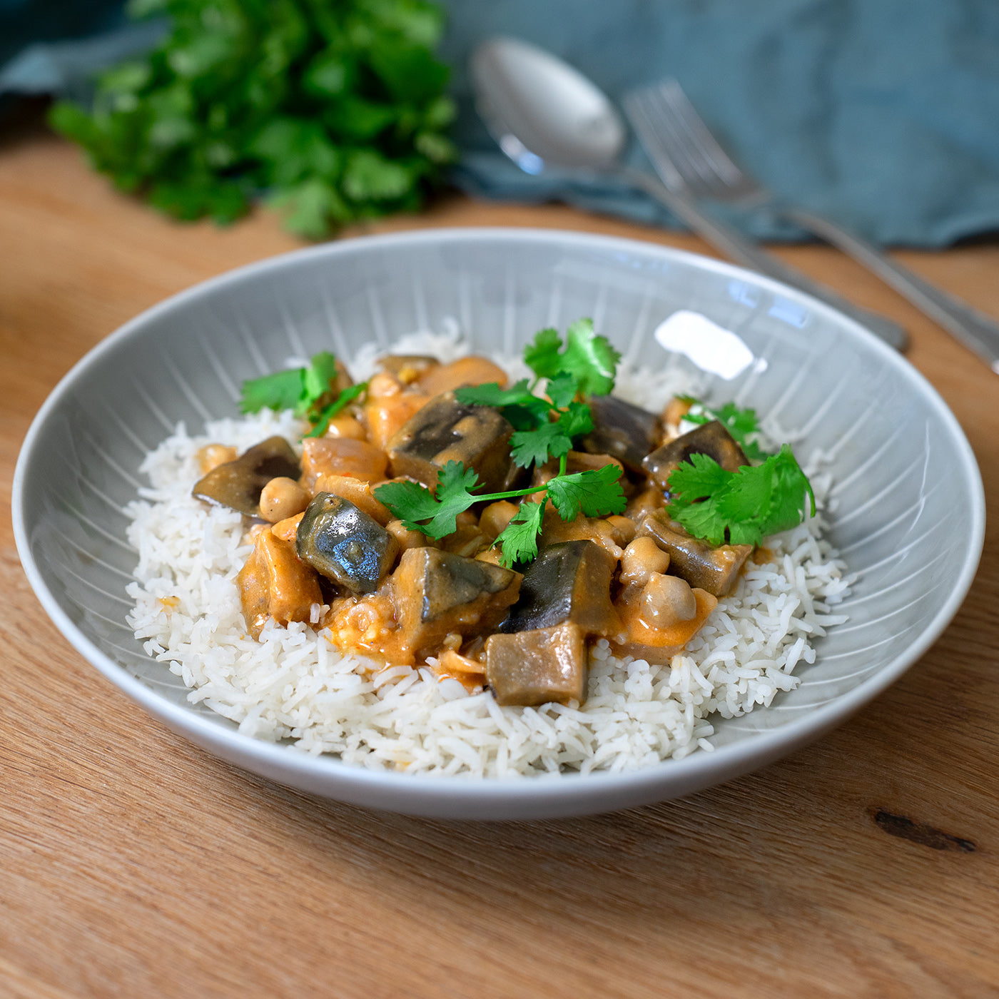 Auberginen Curry 🌶