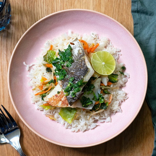 Wolfbarsch mit Chili und Limette 🌶