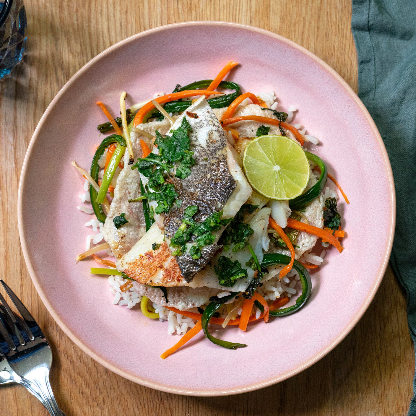 Sea Bass with Chili and Lime 🔥