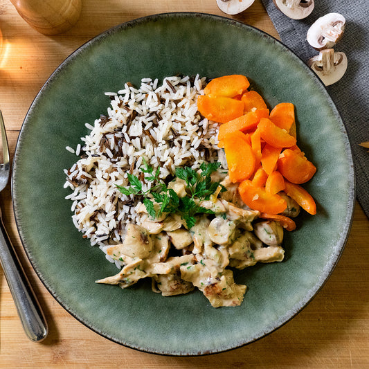 Veganes Geschnetzeltes Zürcher Art