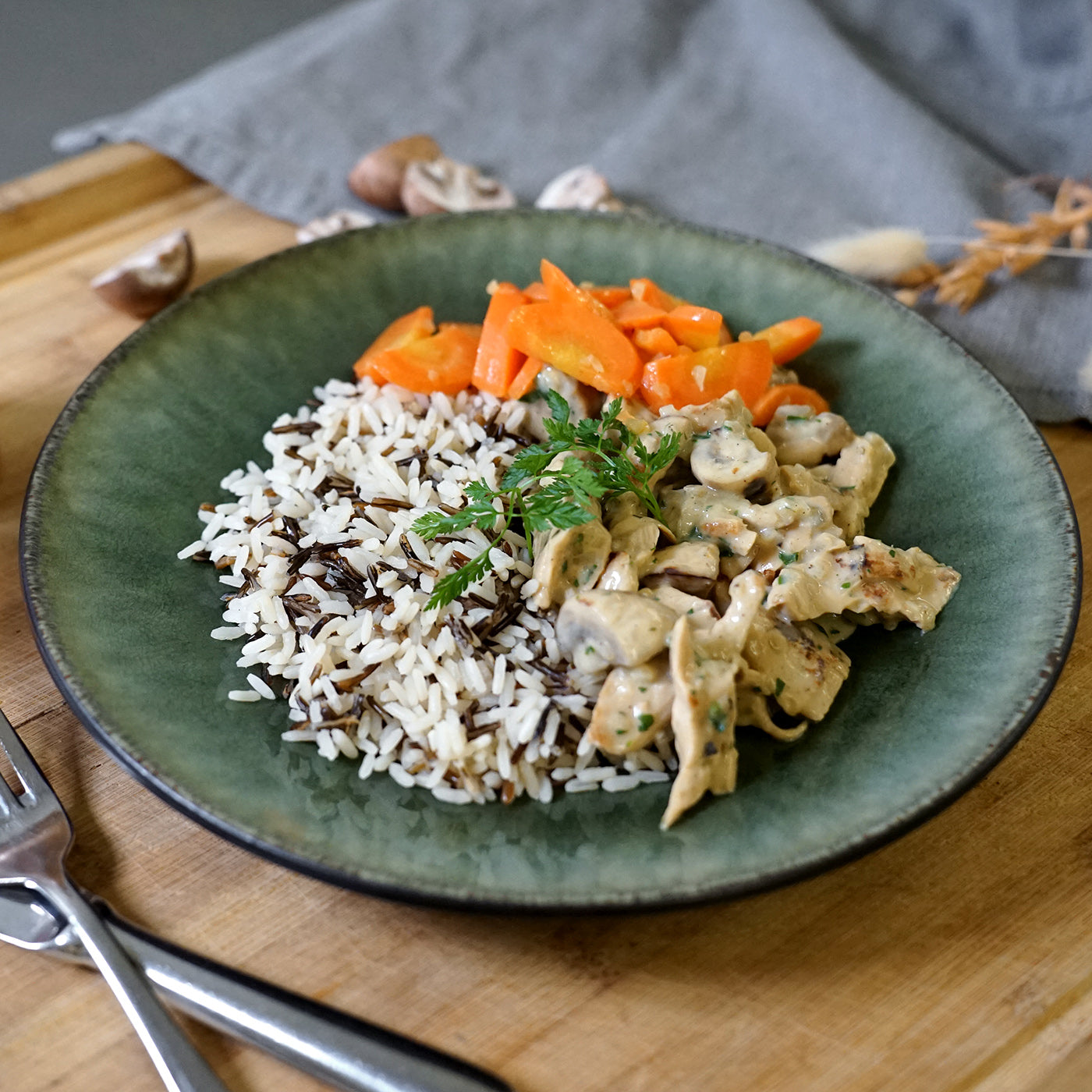 Veganes Geschnetzeltes Zürcher Art