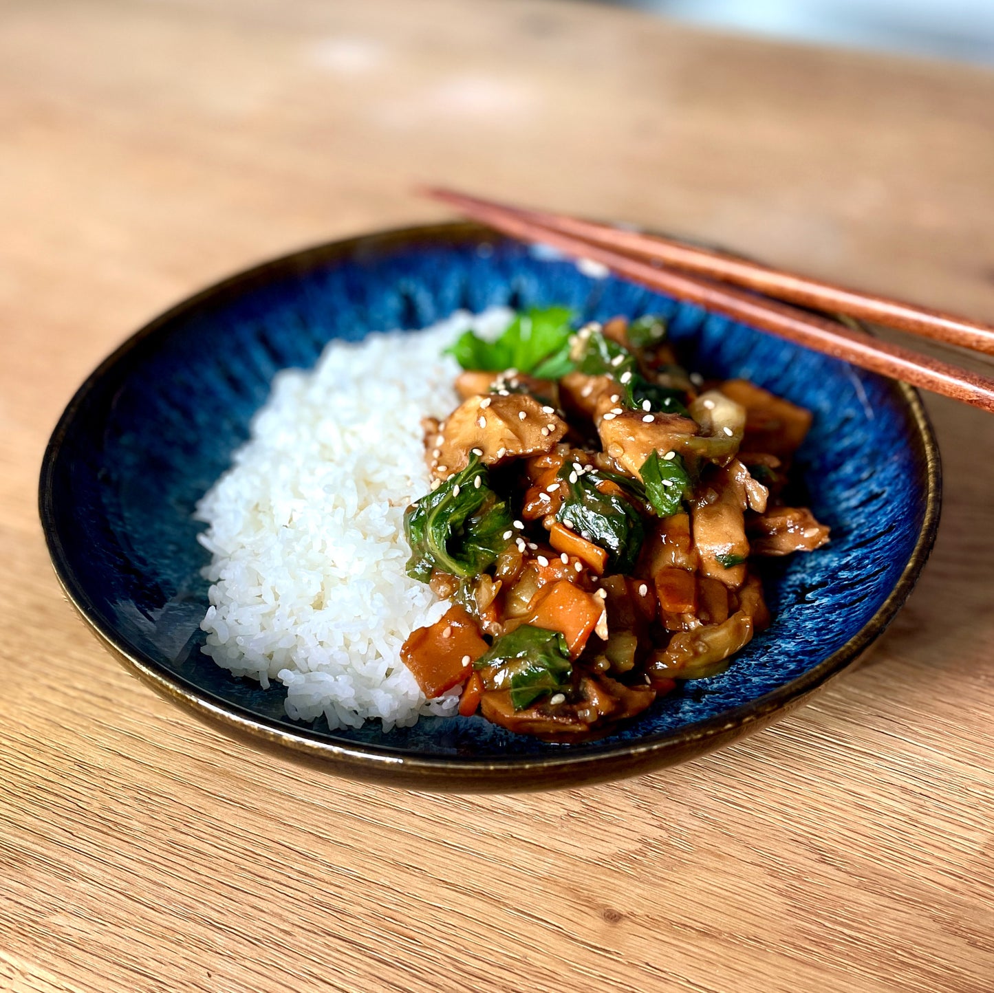 Planted Satay mit Reis