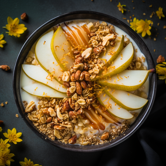 Overnight Oats mit Bratapfel