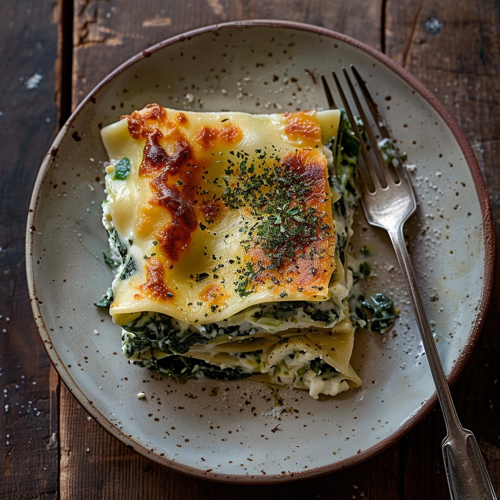Spinat Lasagne