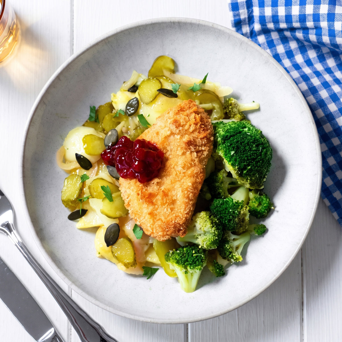 Backhendl mit Kartoffelsalat