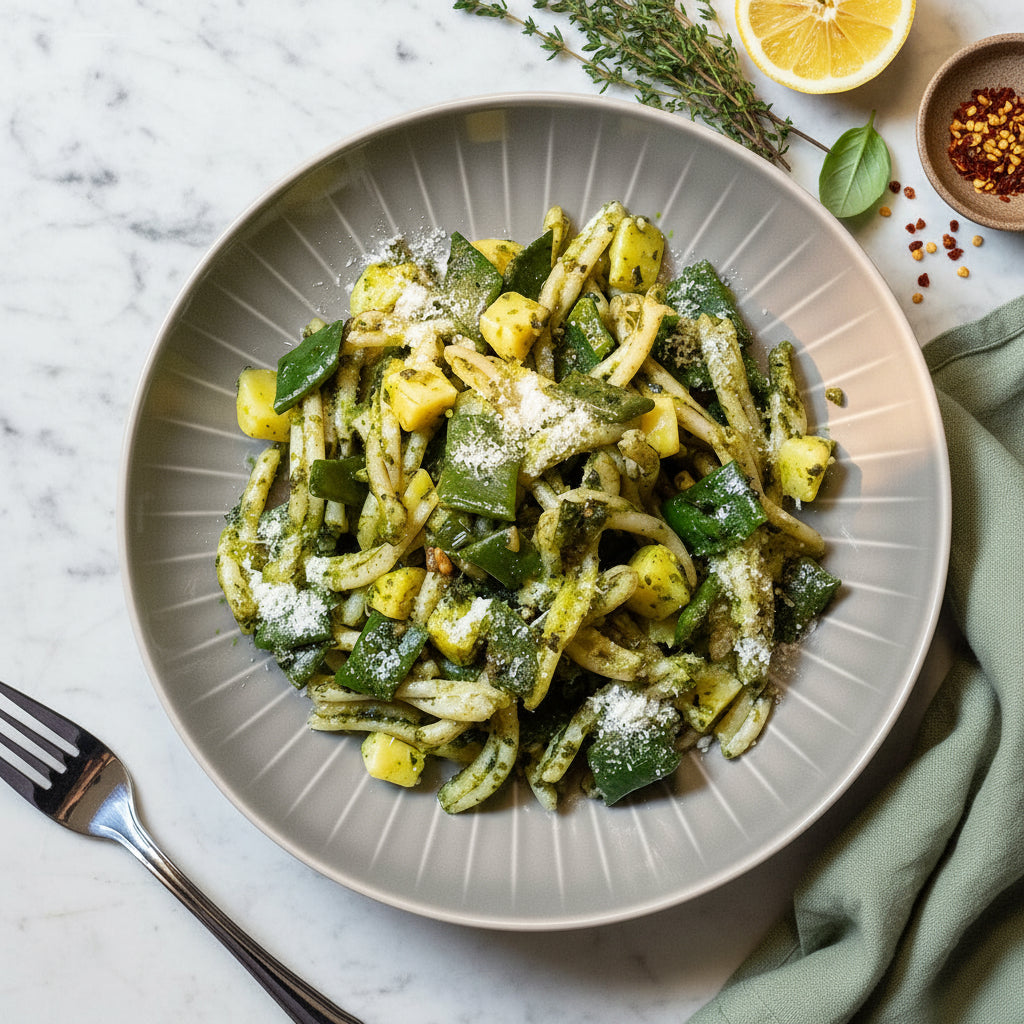 Casarecce au pesto de chou frisé 💪