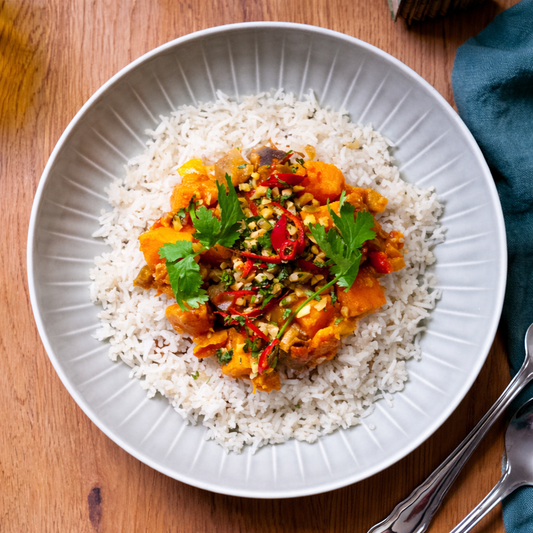 Sweet Potato Maafe with Basmati Rice ⚖️