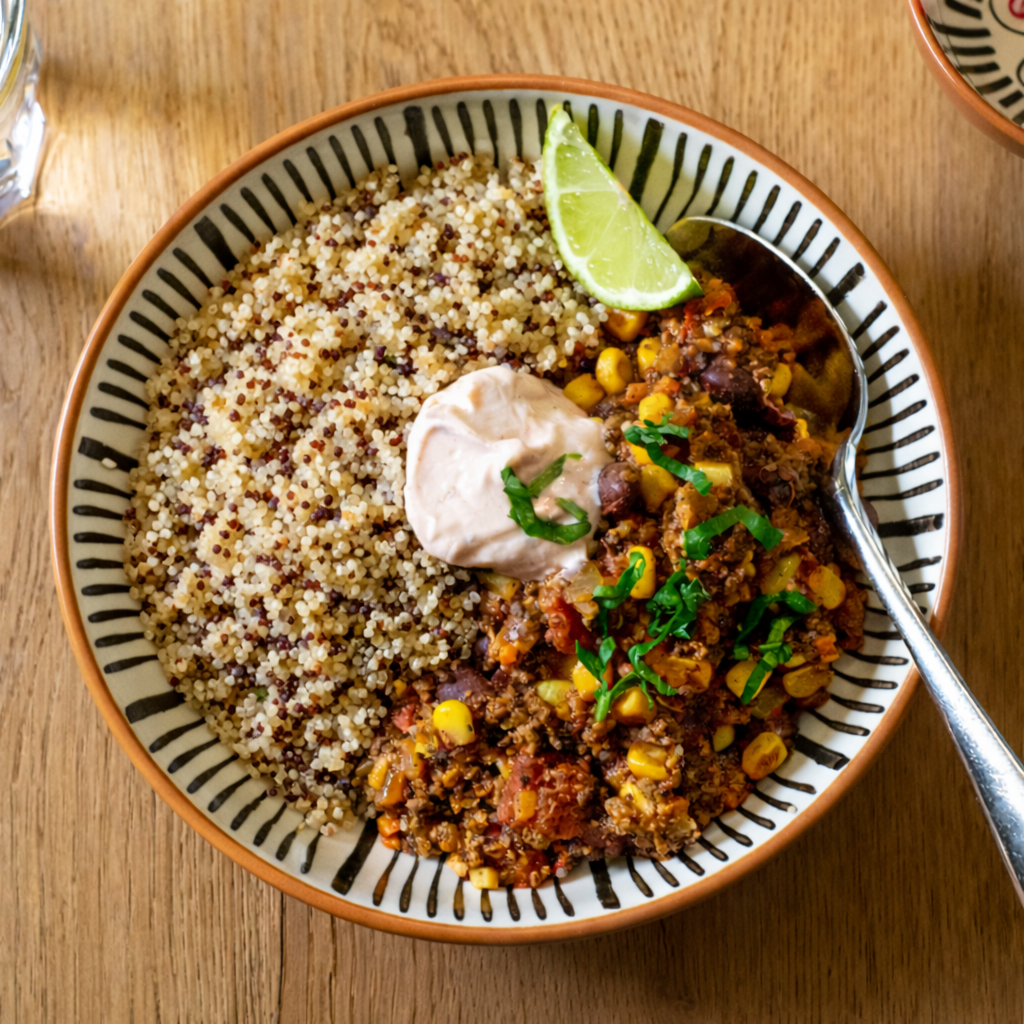 Chili sin Carne with Quinoa 💪