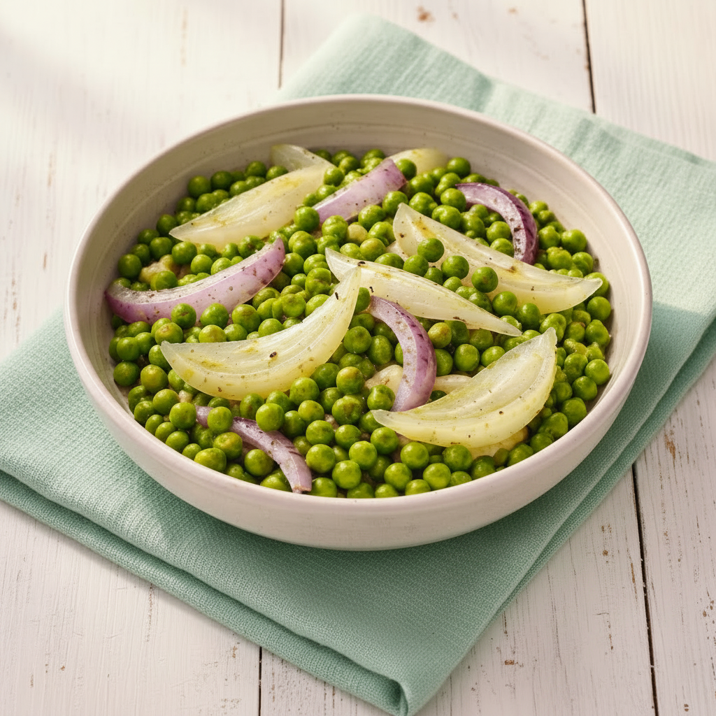 Fenchel und Erbsen