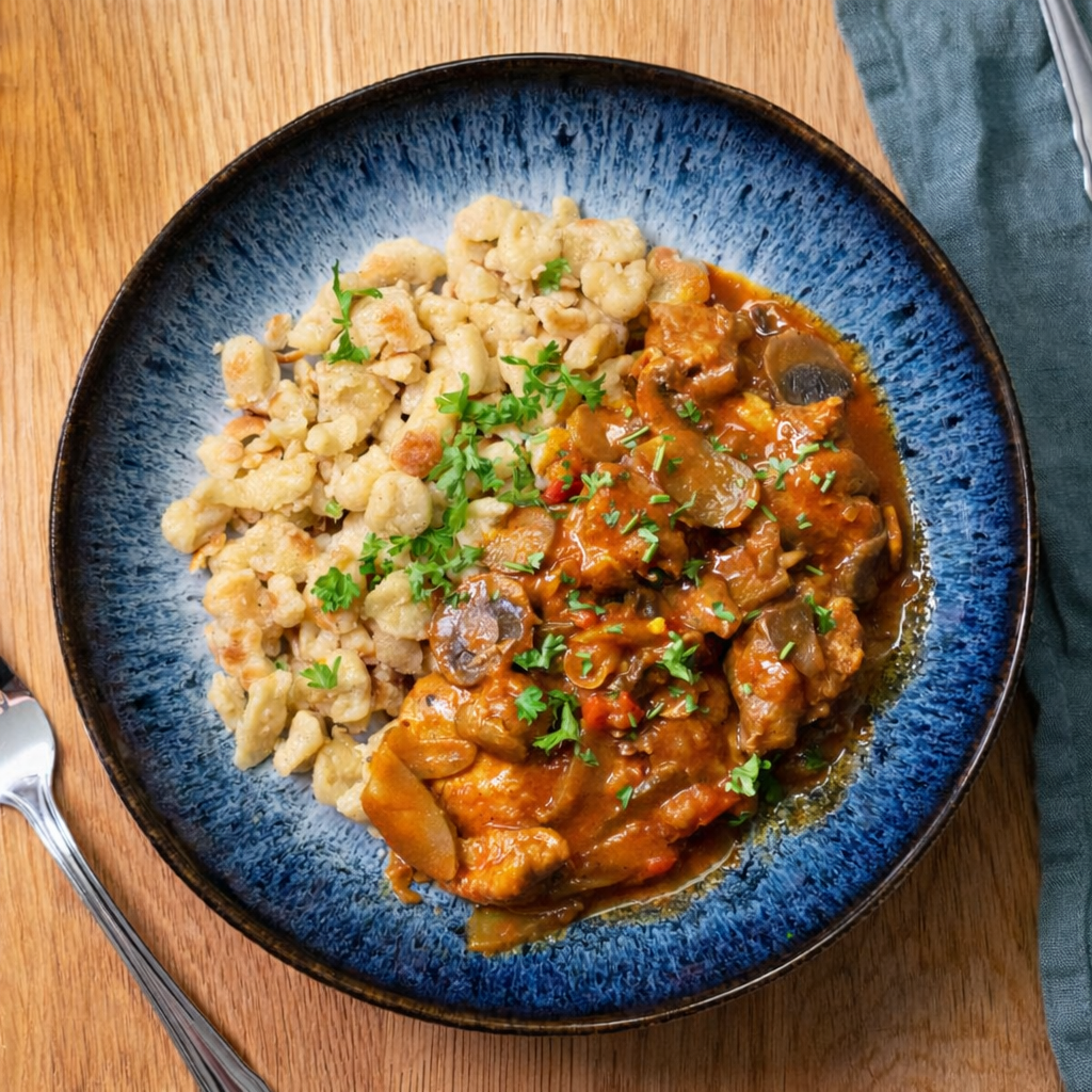 Beef Stroganoff with Spätzli ⚖️