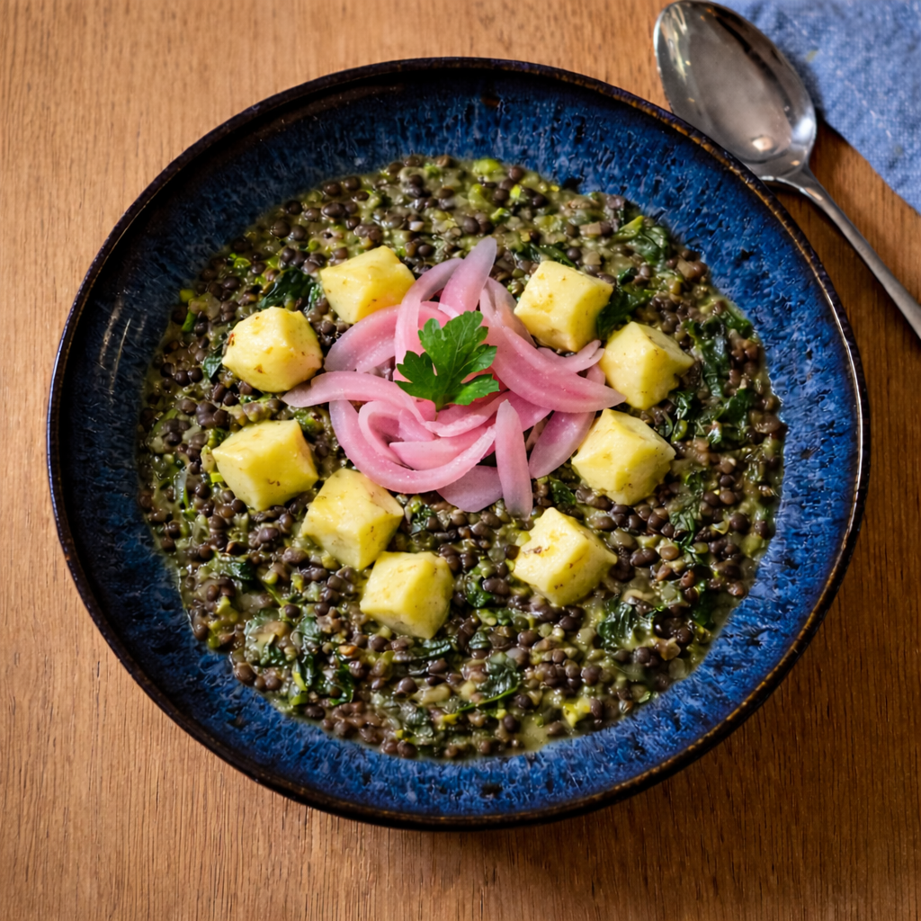 Beluga Lentil Curry with Potatoes ⚖️